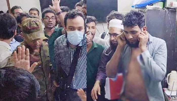 চিকিৎসকদের মারধর, সেনাবাহিনীর হাতে তুলে দেওয়া হলো হামলাকারীকে