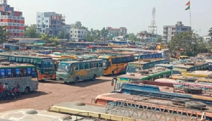 রাঙামাটিতে অনির্দিষ্টকালের পরিবহন ধর্মঘট