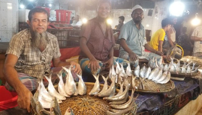 ভারতে রপ্তানির খবরে ভোলায় বেড়েছে ইলিশের দাম