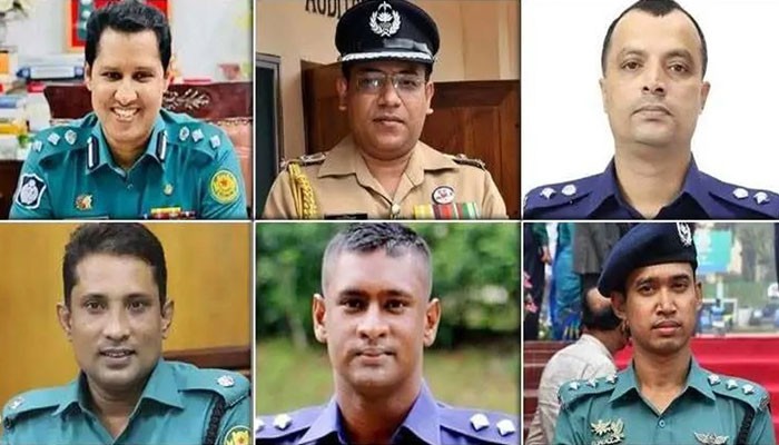 বিপ্লব-রুহানীসহ ৬ পুলিশ কর্মকর্তা বরখাস্ত