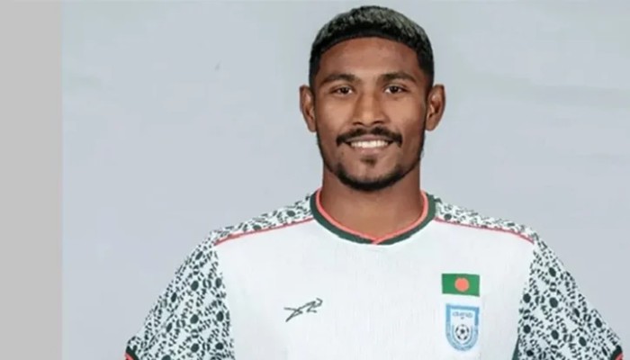 জাতীয় দলের ফুটবলার আল-আমিন ১৫ ম্যাচ নিষিদ্ধ