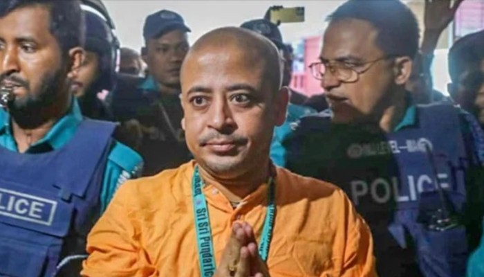 আরও ২ মামলায় হাইকোর্টের জামিন পেলেন চিন্ময় দাস
