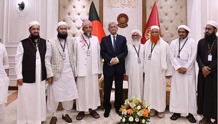 রাষ্ট্রপতির সঙ্গে আলেম প্রতিনিধিদলের সাক্ষাৎ