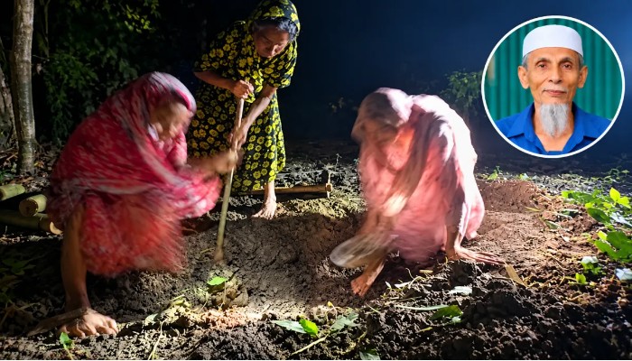 সাঈদীর মামলার বাদীর দা/ফ/নে আসেনি কেউ, কবর খুঁড়লেন স্ত্রী-মেয়ে-বোন